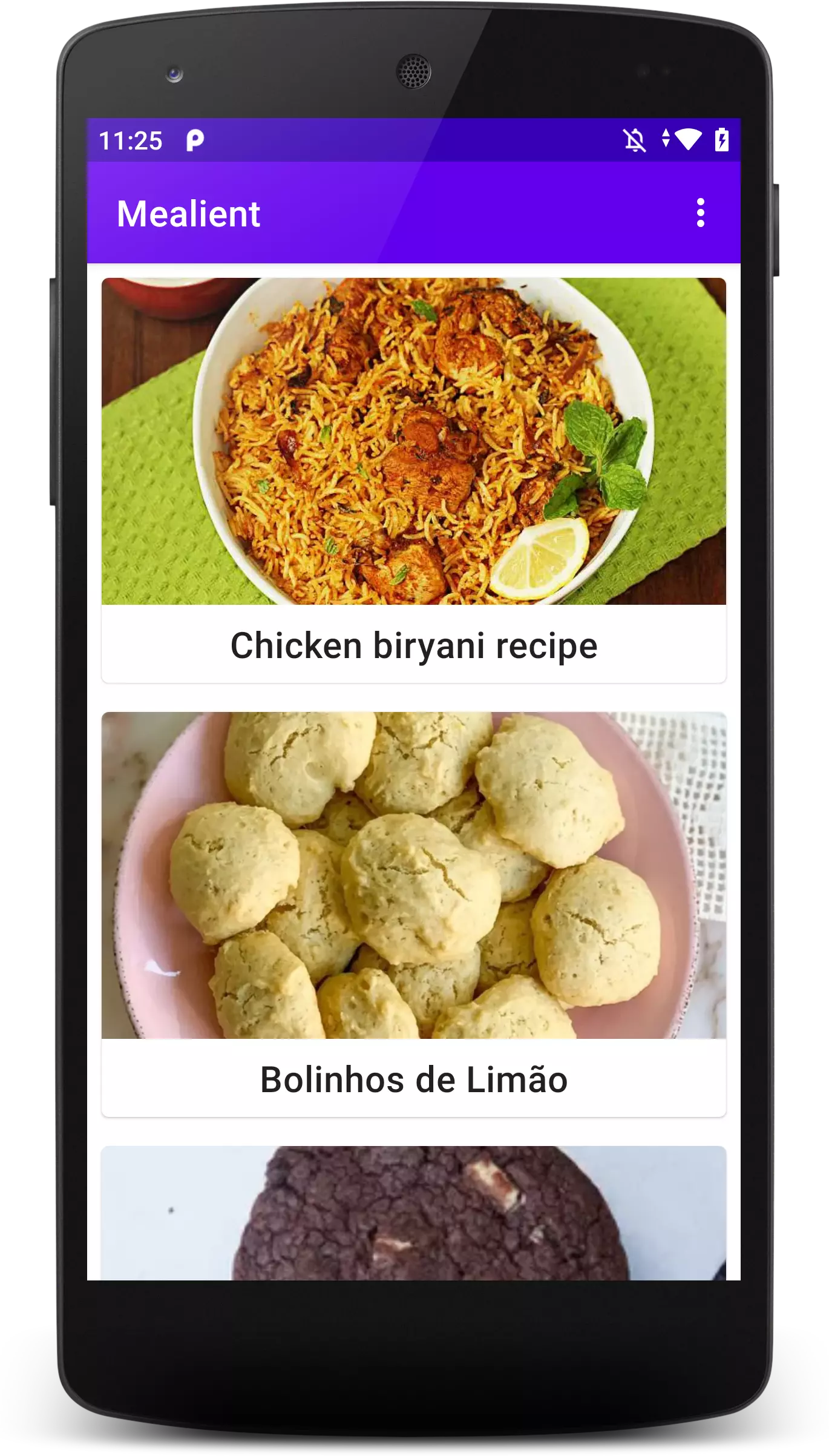 recipes-screen